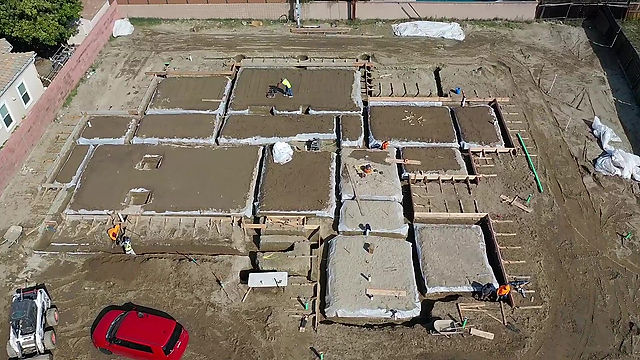 2 Downey, CA- Foundation footings Video